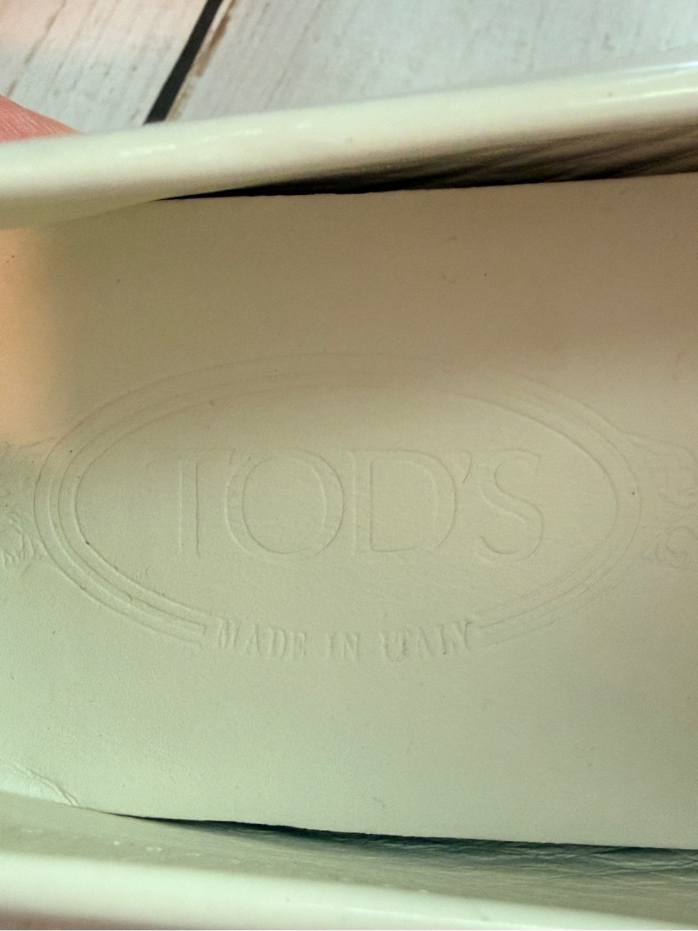 Tod's | City Gommino White Patent Leather Loafers - Picture 12 of 14